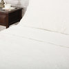 Landyn Double Bed Fabric Quilt, White