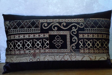 Pillow in Rich Flagship Ebony color scheme