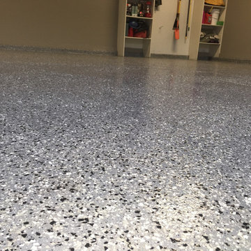 Garage: Marble Flake Epoxy