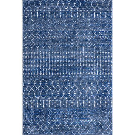 Nuloom Moroccan Blythe Contemporary Area Rug, Dark Blue 3'x5'