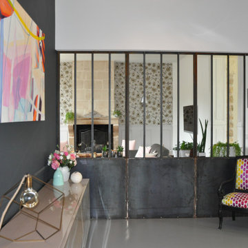 amenagement intérieur avec extension dans une maison ancienne