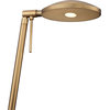 George's Reading Room Table Lamp, Honey Gold With Honey Gold Glass