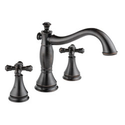 Delta Cassidy 3-Hole Roman Tub Trim - Bathtub Faucets