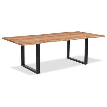Athea Butterfly Natural live Edge Dining Table - 96"