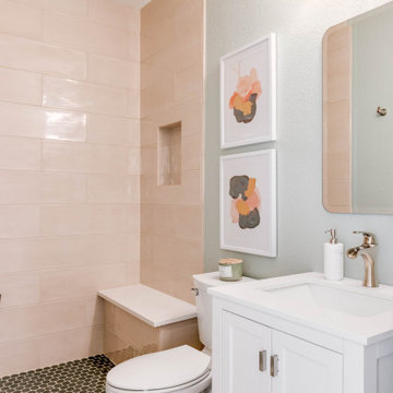 After Remodel - Basement Bathroom - Neutral meets Soothing