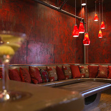 light fixture in game room