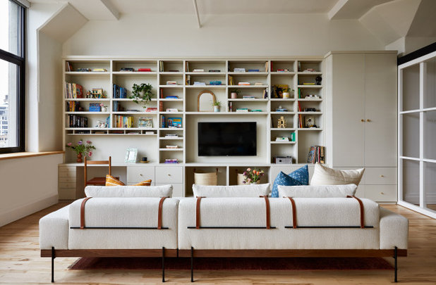 Contemporary Living Room by Brooklinteriors