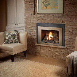 FireplaceX by Travis Industries - FireplaceX 430 GreenSmart with Remote Gas Insert - Indoor Fireplaces