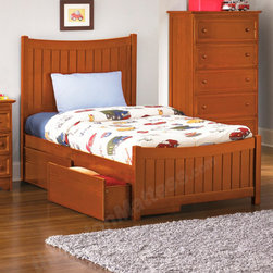 Manhattan Platform Bed with Matching Footboard - Platform Beds