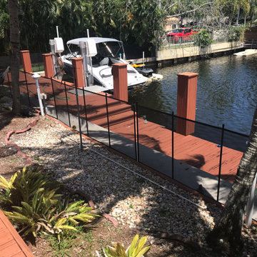 Miami Vice Patio - Before Deck area and pool