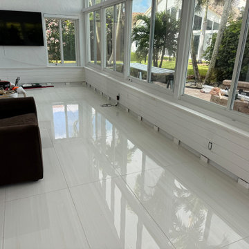 Ship Lap In Sun Room