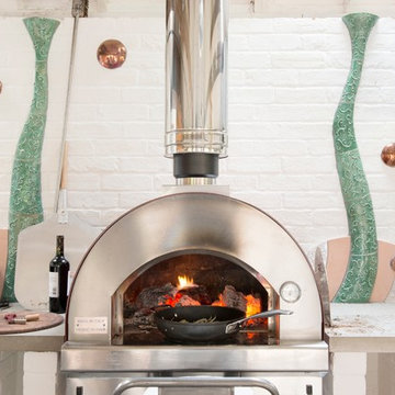 Pool house recreational kitchen