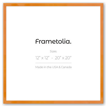 12" x 12" Orange Marmalade 7/8 Lavo Wall/Gallery Frame