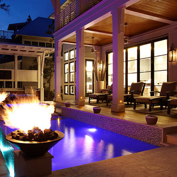 Contemporary Watercolor Home
