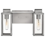 Hinkley - Hinkley 5862PL Sag Harbor, 2 Light Bath Vanity, Pewter/Silver - Sag Harbor unites updated elements with time-testeSag Harbor 2 Light B Polished Antique NicUL: Suitable for damp locations Energy Star Qualified: n/a ADA Certified: n/a  *Number of Lights: 2-*Wattage:100w Medium Base bulb(s) *Bulb Included:No *Bulb Type:Medium Base *Finish Type:Polished Antique Nickel