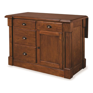 Wood Small Butcher Block Kitchen Cart In Natural Brown - Pemberly