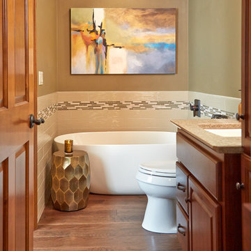 Elegant Spa Like Guest Bathroom