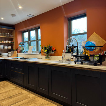 A Shaker-Style Kitchen With A Handleless Design