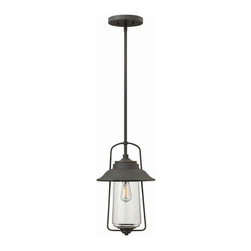 1 Light Pendant Lighting by Hinkley Belden Place in Oil Rubbed Bronze finish - Lighting