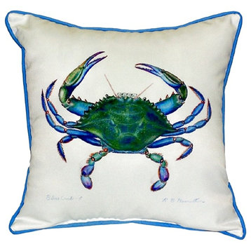 Blue Crab - Male Extra Large Zippered Pillow 22x22