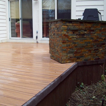 TREX TRANSCENDS TIKI TORCH BIRMINGHAM DECK