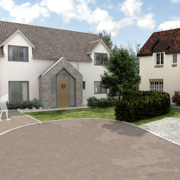 Proposed house extension, Devon