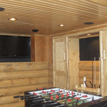 Log Home Faux Finishes