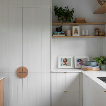 Ren Studio | Cool White Kitchen