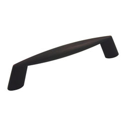 Cosmas - Cosmas 567-96ORB Oil Rubbed Bronze Cabinet Pull, 3-3/4" Hole Centers, Set of 5 - Cabinet And Drawer Handle Pulls