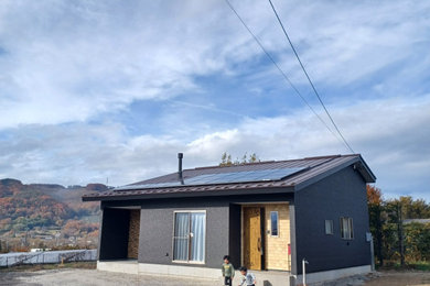 他の地域にあるトランジショナルスタイルのおしゃれな住まいの写真