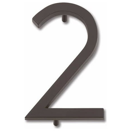 Atlas Homewares AVN2 Modern Avalon Address Number 2 - Aged Bronze