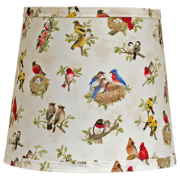 Beautiful Birds Shade, 12", Empire with Spider Fitter