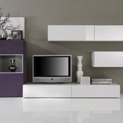 Modern Wall Unit TV Media Entertainment Center Jetset-305 - $3,250.00 - Products