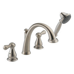 Delta Leland&reg; Roman Tub with Hand Shower Trim - Tub And Shower Faucet Sets