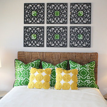 Green and Yellow Guest Room