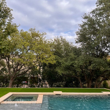 Pools with LawnPop artificial turf