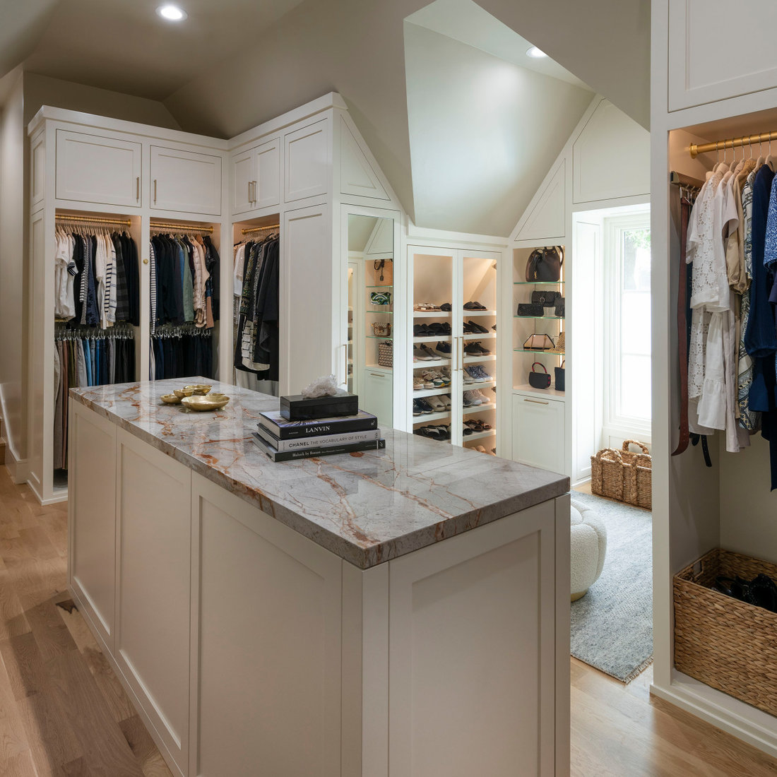 Challenging Angled Closet