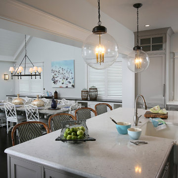 Kitchen and Dining, Family Summer Home, Stone Harbor, NJ