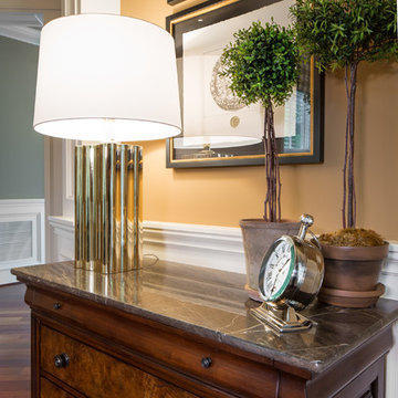 Neutral Elegant Living & Dining Room