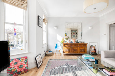 Inspiration for a victorian living room in London.