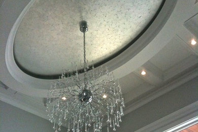Silver Gilded Oval Ceiling