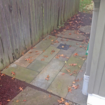 Natural Stone & Brick Patios with Natural Stone Walkways