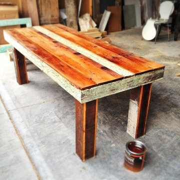 Rustic Reclaimed Wood Dining Table