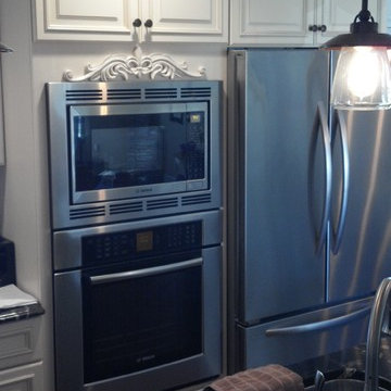 Wellington Ivory and Cinnamon Kitchen and Hutch