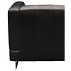 Elizabethet Leather Chair, Black