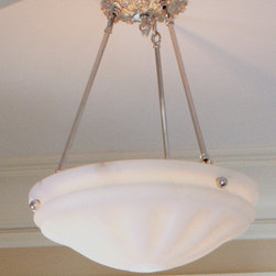 Brass Light Gallery - Alabaster Pendant - Ceiling Lighting