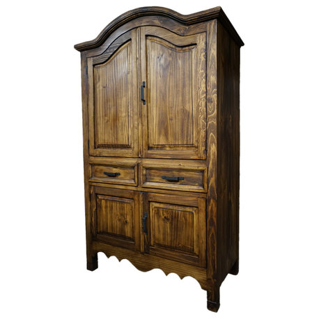 Rustic Sierra Solid Wood Kitchen Pantry