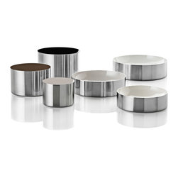 Stelton - Stelton Dot Bowl/Container Set - Achromatic - Bathroom Canisters