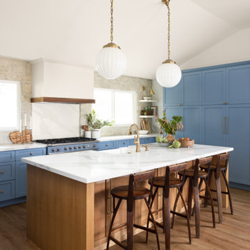 French Blue Kitchen