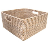 Evideco Paper Rope Storage Utilities Shelf Baskets Set of 4 (Black)